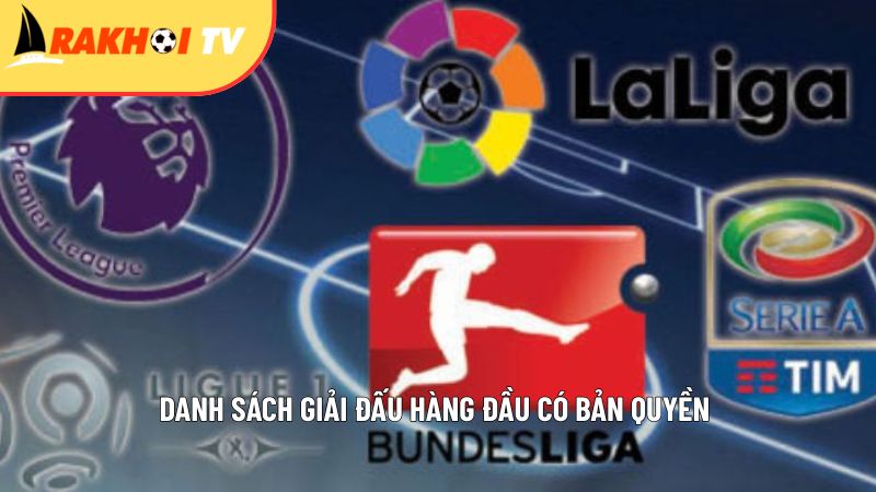 cac giai dau co ban quyen